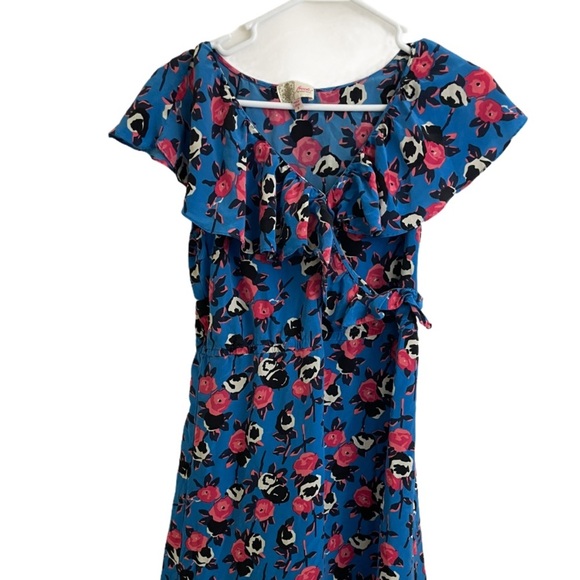 Frock by Tracy Reese 100% silk dress floral Size 2 - Picture 1 of 10